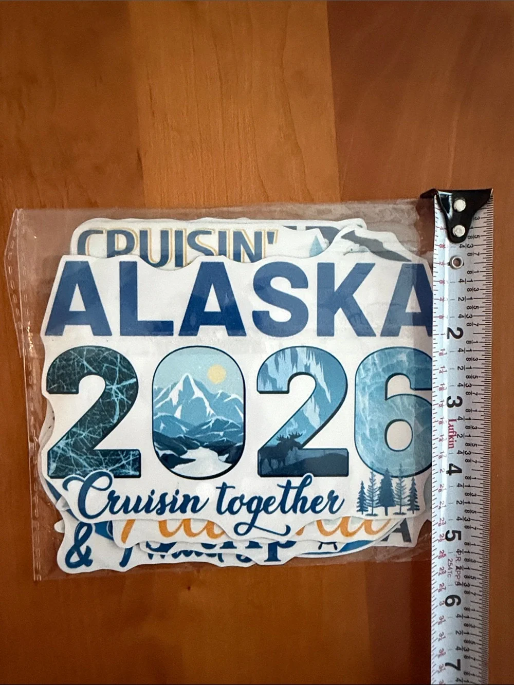 Alaska Cruise Magnet Pack • 6 pieces • New in Package • 2026 Alaska Travel Theme